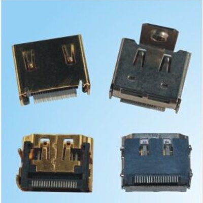 上海HDMI A TYPE 母座 端子SMT型 外殼DIP型