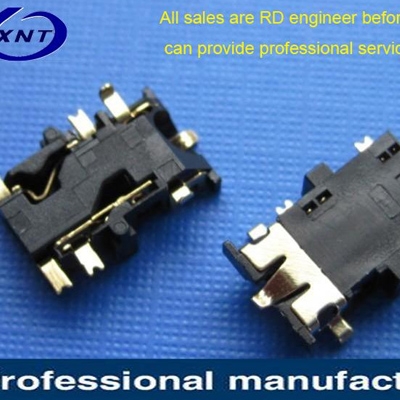 上海耳機(jī)座3.5mm AUDIO JACK 6pin 沉板1.09mm SMT+DIP type