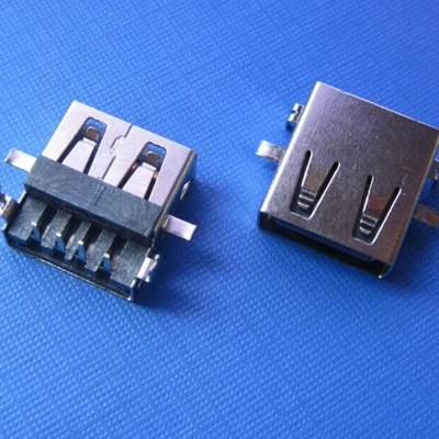 上海USB A type 沉板 DIP型 (焊腳:DIP, 外殼:前貼后插)