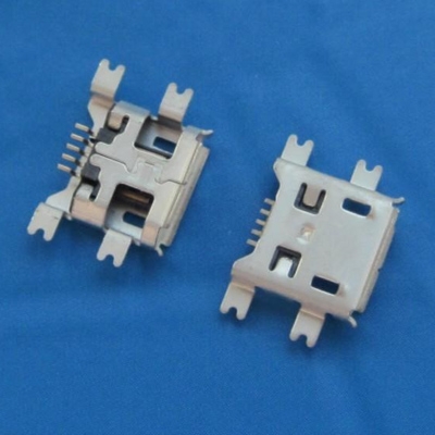 上海microUSB B type 沉板1.27mm 有翻邊