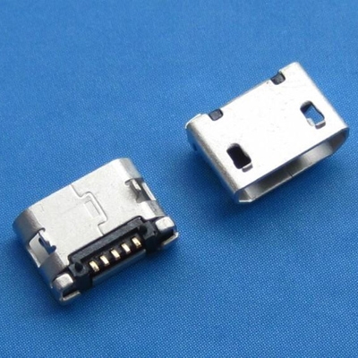 上海microUSB B type 5pin (焊腳:SMT, 外殼:前貼后插) 無(wú)翻邊