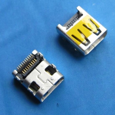 上海HDMI D TYPE 母座 SMT型 外殼DIP