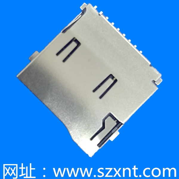 東莞TF卡座TF/microSD push 外焊帶偵測(cè)