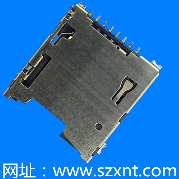 東莞TF/microSD push type 帶偵測(cè)（常開(kāi)）（H=1.50mm)