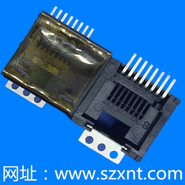 上海RJ45 板上全貼 無鐵殼