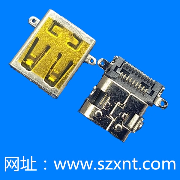 上海MICRO HDMI 外殼前插后貼