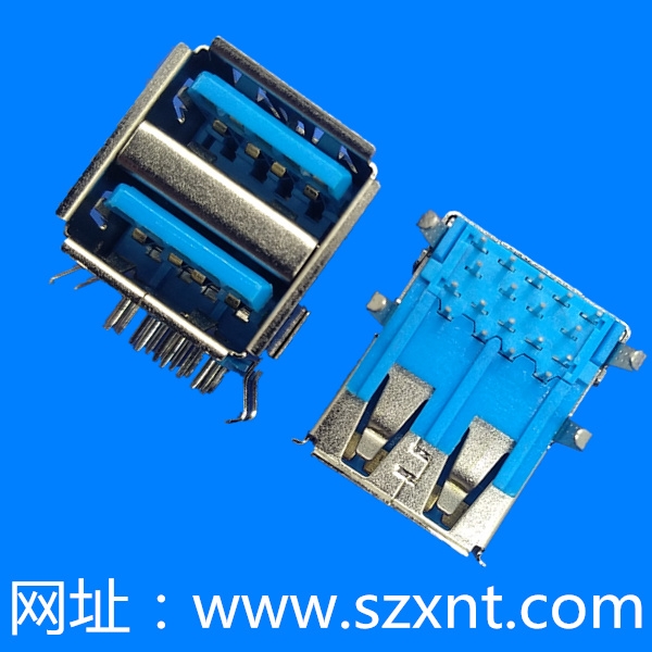 上海USB 3.0 雙層 藍色膠芯