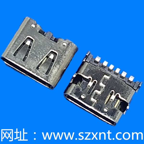 上海TYPE C 6PIN 母座