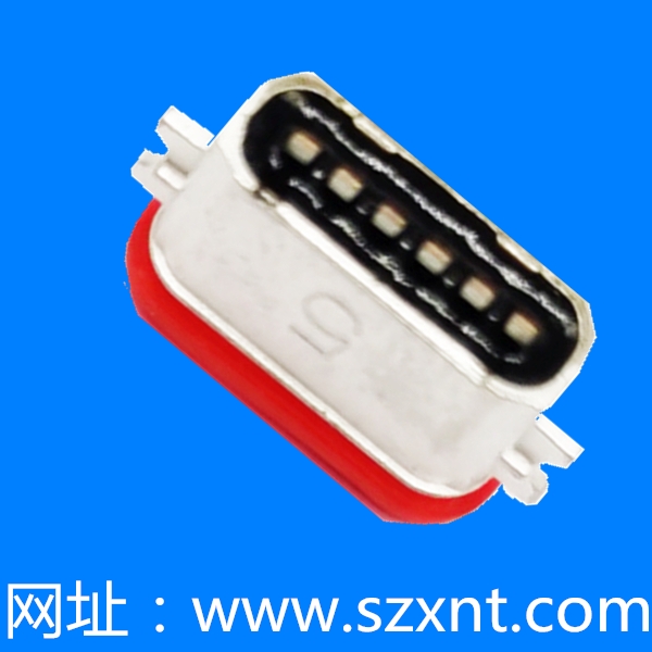 上海TYPE C 6P沉板兩腳 鋅合金外殼