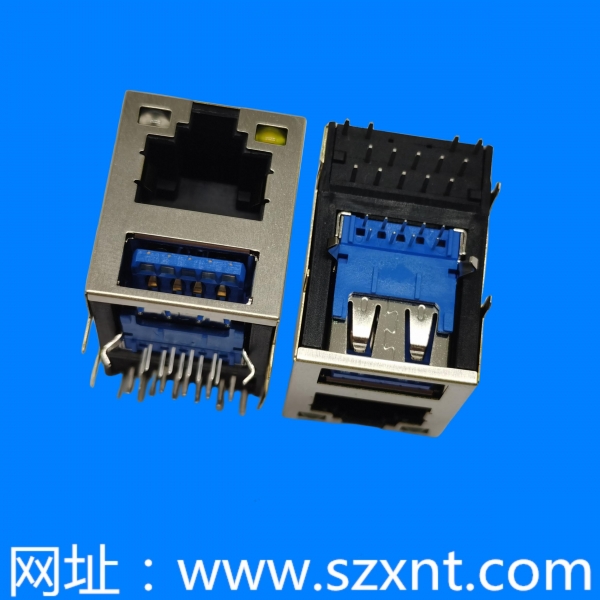 上海雙層RJ45+USB3.0