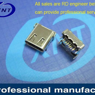 太倉USB terminal DIP+SMT shell pitch 4.40